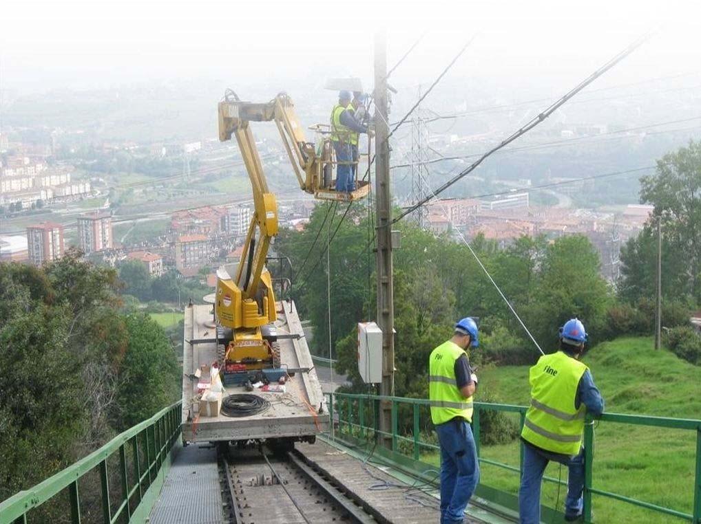 Pine has carried out, for Euskotren, the renewal and replacement of the cable laying of the funicular located in La