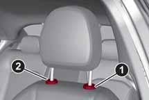 KNOWING YOUR CAR 12) Make sure the backrests are properly secured at both sides to prevent them from moving forward, in the event of sharp braking, with possible impact with of the passengers.
