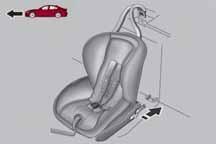 90 which can be reached lifting the doors 2 located behind the cushion of the rear seat, in the point where it meets the backrest, then fix the upper hook (available with the child restraint system)