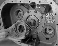 Transmission Overhaul Procedures-Bench Service How to Install the Auxiliary Drive Gear Assembly Special Instructions None Special Tools Typical service tools Transmission Overhaul Procedures-Bench