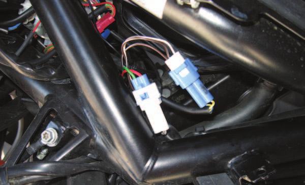 FIG.G 10 Plug the connectors from the PCV with the GREEN wires in-line of the stock ignition coil and