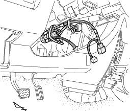 C 12) 6P (White) 12P 25. Secure the V3 harness to the vehicle harness with one medium wire tie. (Fig. C 12) 26.