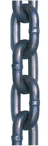 GRADE 43 HIGH TEST CHAIN High strength carbon steel chain Self-colored finish or galvanized Used in