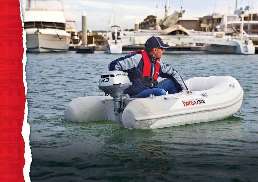 26 BF5/2.3 CARE-free boating HONDA S BF2.3 AND BF5 ARE EXTremely RELIABLE AND QUIET.