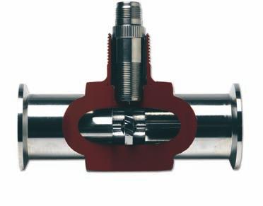 328-Series Precision Sanitary Turbine Flow Sensor The 328-Series 3A precision sanitary flow sensors are constructed of 300 Series Stainless Steel material and electropolished to eliminate any cracks,