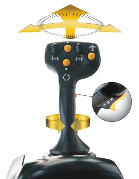 7 1 7 1 1 4 6 4 6 3 2 5 2 Left Joystick Functions. The left joystick primarily controls the machine direction and speed.