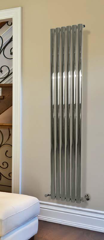 20. OVAL CONTEMPORARY RADIATORS Stylish oval tubes creating a