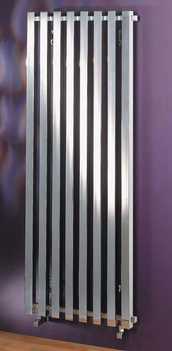 28. INCA horizontal & vertical CONTEMPORARY RADIATORS Manufactured from square stainless steel tube (50mm) available in both polished and brushed finishes.