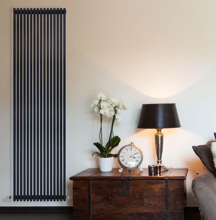 SAMOA Available in four colours, from left to right; White, Anthracite, Quartz & Ancient Bronze. A bold 20mm square tube radiator bringing stunning looks to your room.