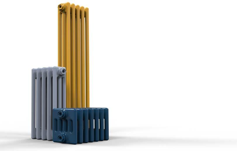 COLUMN RADIATORS This service gives the opportunity to order non standard sizes. Choose from wall or floor standing. These radiators are supplied in white RAL 9016.