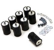 Hardware Package of 12 clips and screws for mounting electronics 3SKB-SA Shock Absorber Kit Set of
