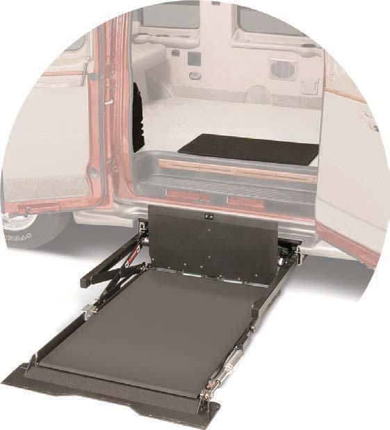 UVL Series Features The UVL Series (Under Vehicle Lift) is designed for full-size vans. The UVL mounts on the outside underneath the vehicle.