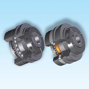 BALL AND ROLLER TORQUE LIMITERS or : introduction Precise torque setting by adjusting the radially balanced locking nut.