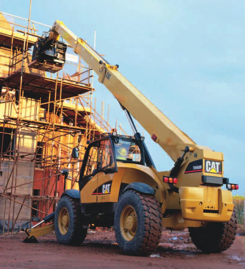 TH460B Telehandler Stage II Compliant Cat 3054E Electronic Engine Gross Power Operating