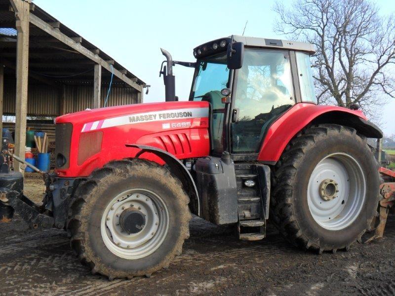 uk USED TRACTORS USED 2008 MF 6495 185/198HP TRACTOR.