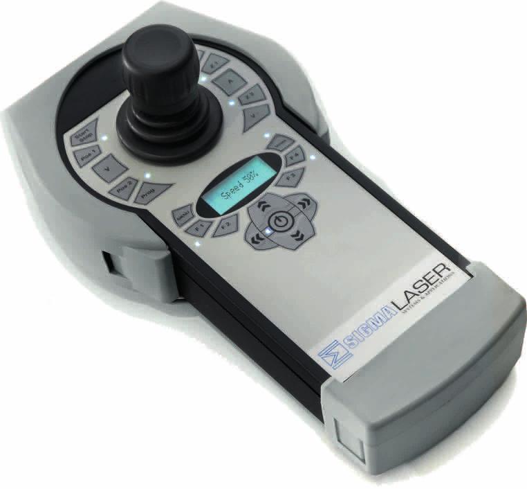 Analogue, digital - for any situation the right choice Using the multifunctional joystick, the system is controlled extremely accurately, quickly and easily.