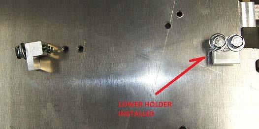 Make sure that the screws do not protrude out the other side
