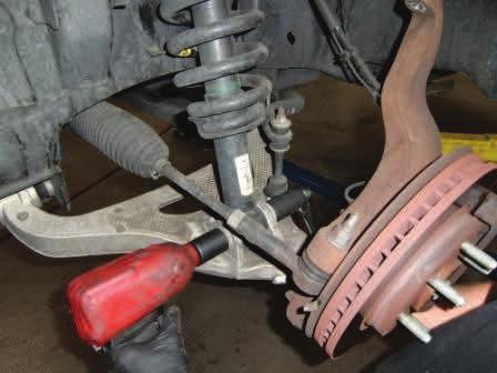 shown to separate ball joint.