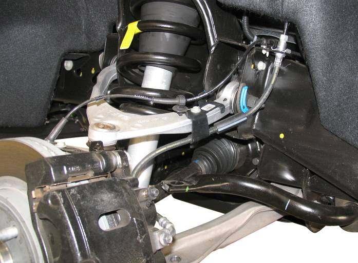 Illustration 1 2) Disconnect the sway bar from the lower control arms. Save end links for reuse. 3) Raise the front of the vehicle and support the frame with jack stands.