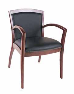 Seating Reception & Guest Napoli Series Napoli Wood Guest Chair Model No.