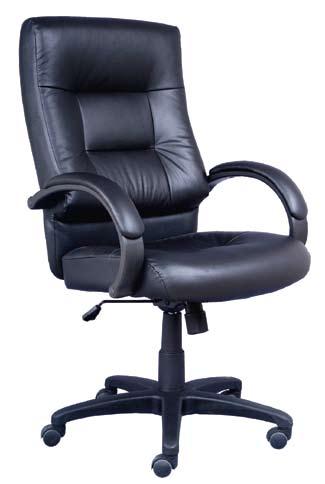 Tempest Guest Chair Model No. 6028 Stocked in Black Leather. List $297 Tempest Mid Back Model No. 6021K Stocked in Black Leather.