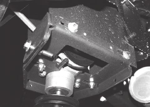 Loosen the () bolts P#(K1191), () on each side, that secure the gear box