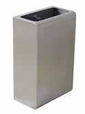 Steel Recessed Wall Mounted Paper Towel Dispenser and Waste Bin AQA-IX3-731-SS Stainless