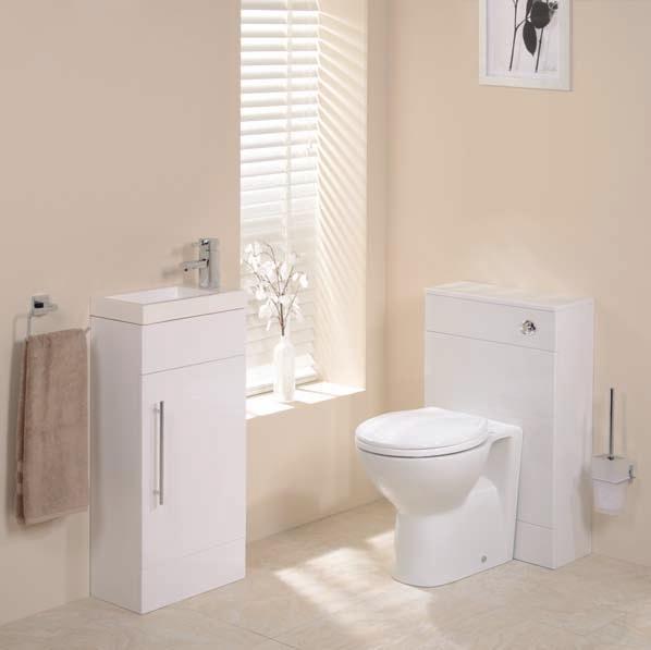 s Aspen White Tampa Cloakroom Pack Vanity unit also available in walnut 599.