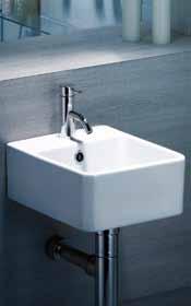 560mm x 230mm Wall basins are ideal for small bathrooms as they create an