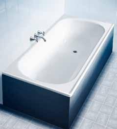 bath and shower combinations Available in two sizes: 1525mm x 770mm x 330mm deep 1675mm x 770mm x 330mm deep White only tradition bath (0mm) Designer clawfoot styling with a