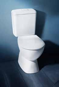 wall faced & close coupled suites Wall faced toilet suites sit flush against the