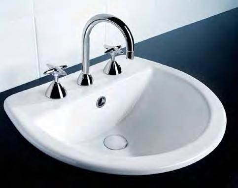 vanity basins A traditional design option, vanity