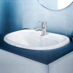 Basin Elegant and contemporary curved design 540mm x