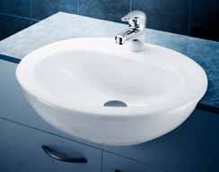bowl capacity (shown) 528mm x 348mm cosmo under counter basin Elegant and contemporary