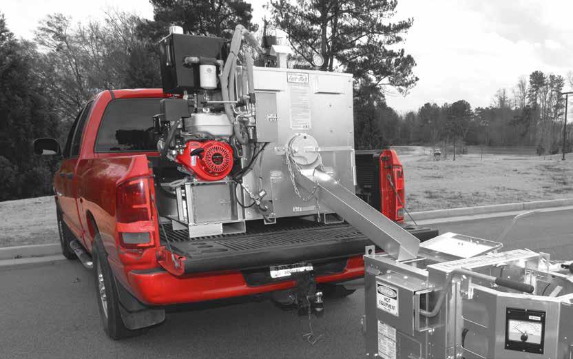 FASTMELT SERIES PAVEMENT MARKING APPLICATORS The FastMelt 650 is a completely self-contained thermoplastic melting system that holds 650 lbs. of material.