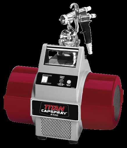 4 Capspray Series Fine finishing is a scientific art form that requires experience, talent and the very best sprayers and equipment available on the market today.