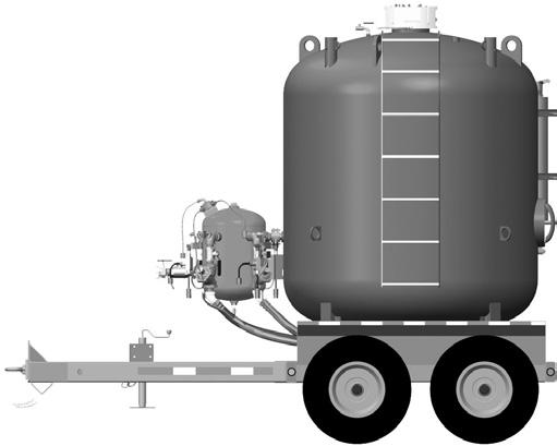 DIMENSIONS, WEIGHTS AND CENTER OF GRAVITY Highway Trailer Mounted Models W-574 Transporting, lifting, or moving this device must be in accordance with applicable OSHA standards and ASME B30