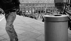 Typical Applications Post-Mounted Bins CLEANLINESS IN PUBLIC SPACES Cleanliness is our strong point!
