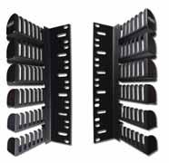 Hi-D ANGLE CABLE MANAGEMENT Rack density increased by up to 50% Compatible with 19 Standard Rack 80 cm width Professional cable routing, finger slot for fix the cable Reliable and safe maintenance