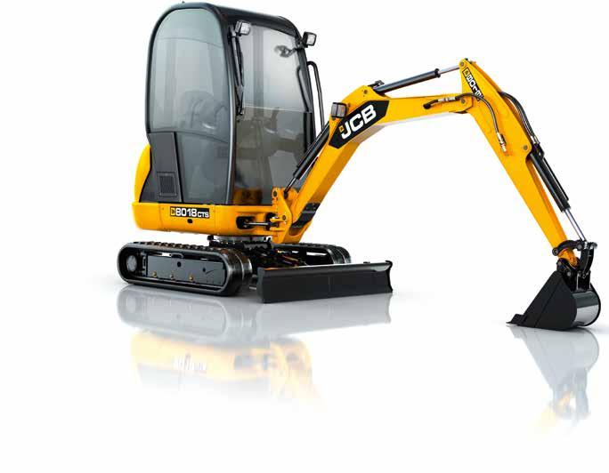 EASE OF OPERATION THE JCB MACHINES ARE DESIGNED TO MINIMIZE OPERATOR EXERTION,