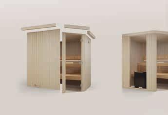 Tylö s ready-made Harmony sauna room is the solution if you want an easy and convenient route to a sauna of your own.