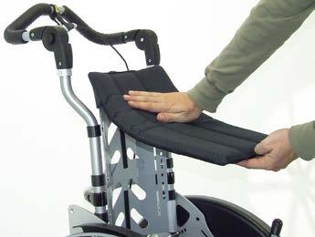 Before starting to use your wheelchair, check that the tires are inflated correctly.