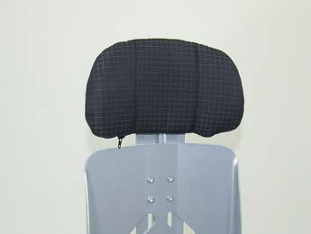 The side pads also belong to the backrest cushion (only for the angle- and height adjustable