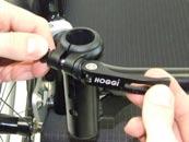 When the cam lever is open, its tension can be altered by adjusting
