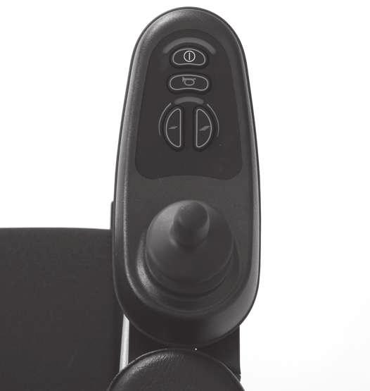 Fig. 11 VR2 control panel, version 1 1 Joystick 5 [Horn] button 2 [Decrease Speed] button 6 [On/Off] button 3