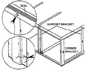 Damper As sem bly Procedures CAUTION When installing dampers, use care to avoid damage to filters or coils located in the adjacent compartment. 1.
