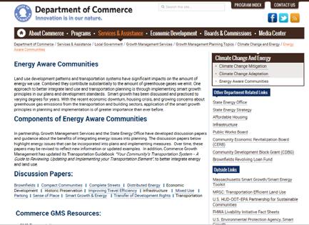 Planning Resources on Energy APA Policy Guides (Energy, Climate Change) SunShot Solar Outreach Partnership between APA, US DOE (https://www.planning.