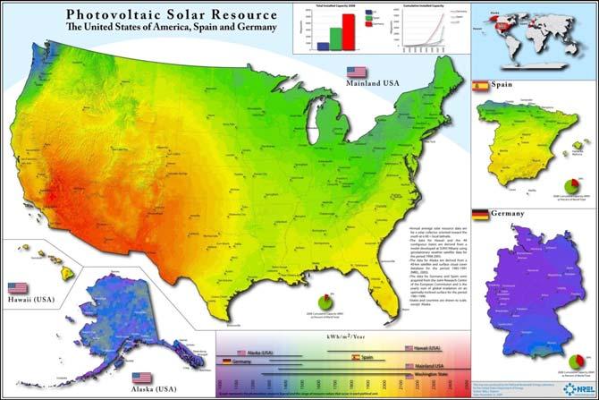 Seattle: 15% sunnier than Germany In fact, Seattle gets plenty of sun for us to use solar energy to power our lives.