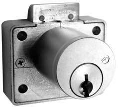 SCHLAGE STYLE :: Standard Cylinder L78 :: Latch Lock General features: Reversible: Easily field reversible between door and drawer functions