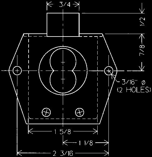 CR1125RDVH 26D 1-1/8" VH Drawer Rim deadbolt, drawer vertical 725-SP-RD strike CR1125 :: Rim Latch General features: Mounting: Rim (surface) Function: Spring
